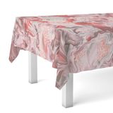Martina Home Wasdoek tafelkleed GENIL rood 140 rond