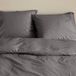 NOUS Living dekbedovertrek lits-jumeaux - anthracite (240x220 cm)