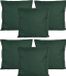 Anna's Collection Coussins d'extérieur 6x Vert foncé 45x45cm