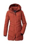G.I.G.A. DX Dames gewatteerde parka/functionele parka met afritsbare capuchon GW 60 WMN QLTD PRK, vuurrood, 44, 43530-000