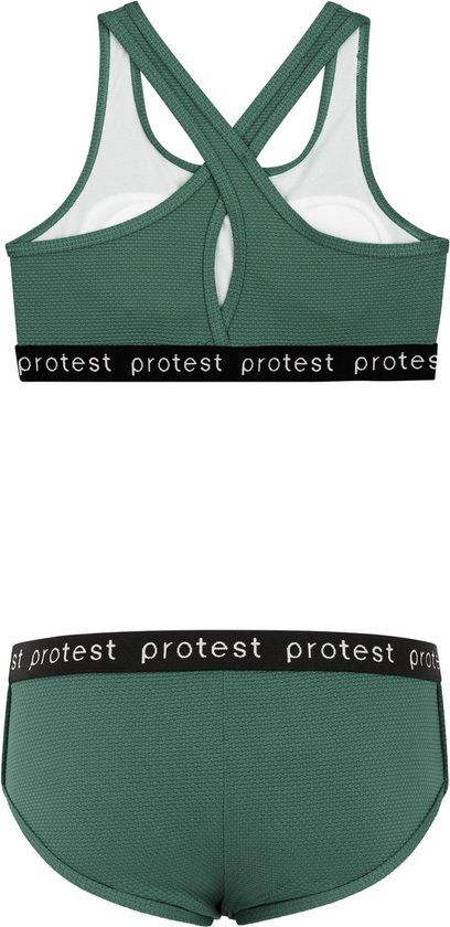 Protest Prtbeau Jr - Bralette bikini set - Veggie Green - Size 152