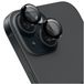 Rosso Camera Frame Protector Geschikt voor Apple iPhone 15 / 15 Plus - Zwart