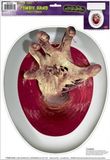 Merkloos / Sans marque Halloween WC bril sticker zombie hand