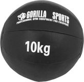 Gorilla Sports Medicijnbal - Medicine Ball - Kunstleer - 10 kg - Zwart