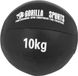 Gorilla Sports Medicijnbal - Medicine Ball - Kunstleer - 10 kg - Zwart