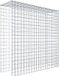 Gabionen-Anbau Typ 4 100 cm x 100 cm x 30 cm (L x H x T), Maschenweite 5 cm x 5 cm, Spirale