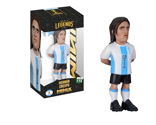 MINIX - Football Legends - Wereldkampioenschap van de legendes #115 - Argentinië - Crespo - verzamelfiguur 12 cm