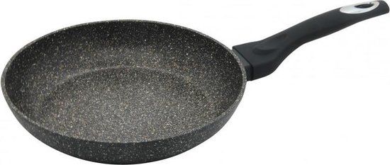 KLAUSBERG 7033 Koekenpan - Ø24 cm - Marmer coating - Zwart