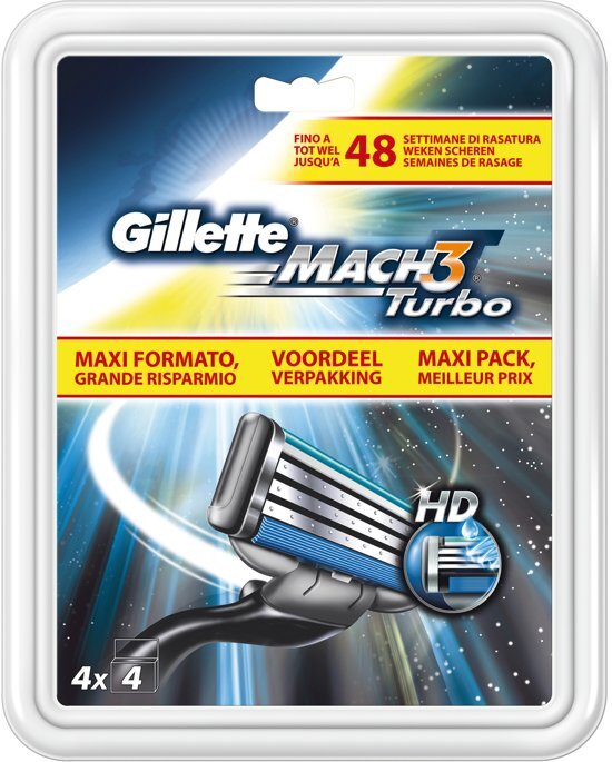 Gillette Mach 3 Turbo - 20 stuks - Scheermesjes