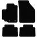 AutoStyle Tapis de sol Suzuki Alto 2009- Plastique noir - Clips - Avant et arrière - Ajustement parfait