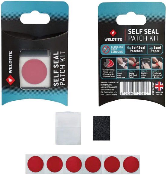 Weldtite Serie - Zelfklevende Bandplakset - 6 Stuks