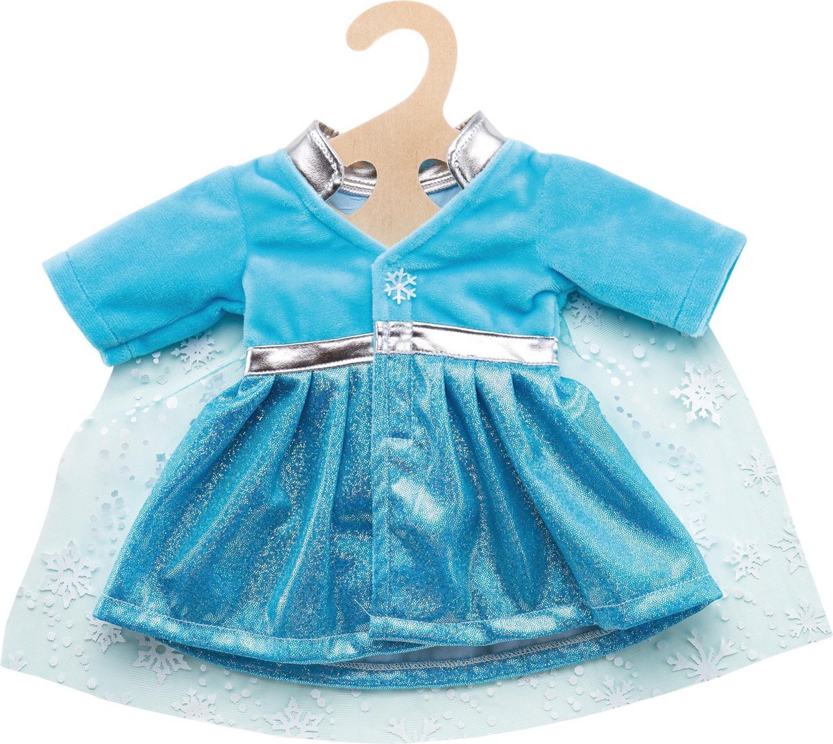 Heless Babypoppenjurk Ice Princess Meisjes 28-35 Cm Textiel Blauw