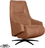 LABEL51 Odense Fauteuil - Bruin - KunstLeer