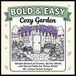 Bold and Easy Cozy Garden: Simple Flower Beds, Potting Sheds, and Backyard Nooks for Adults, Seniors, and Beginners (An Aesthetic Square Coloring Book with 80+ Center Designs)