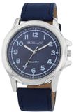 EXCELLANC Herenhorloge lederimitatie Mineralglas