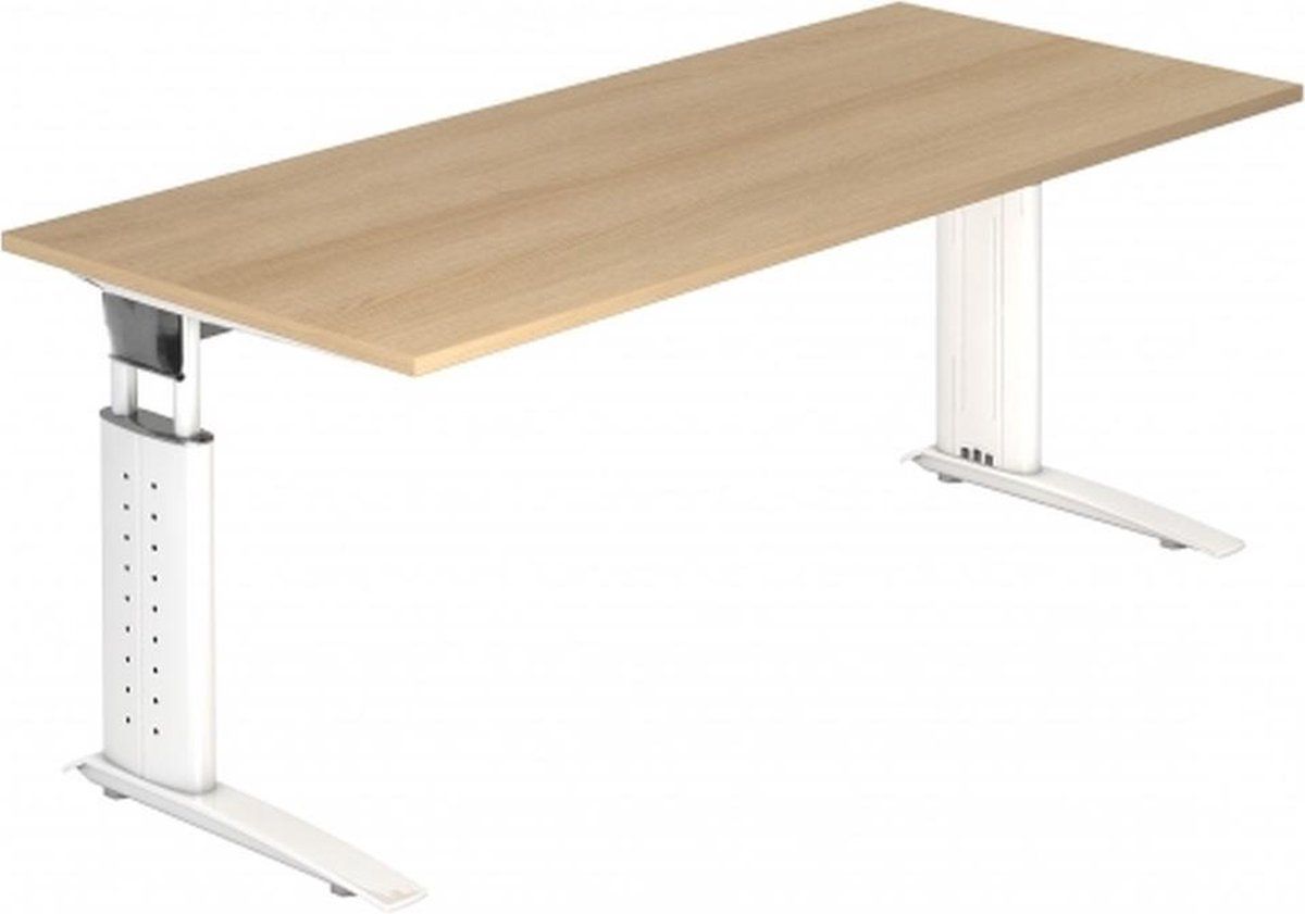 hjh OFFICE PRO Unda 19 W - Eik - Melamine-gecoate spaanplaat