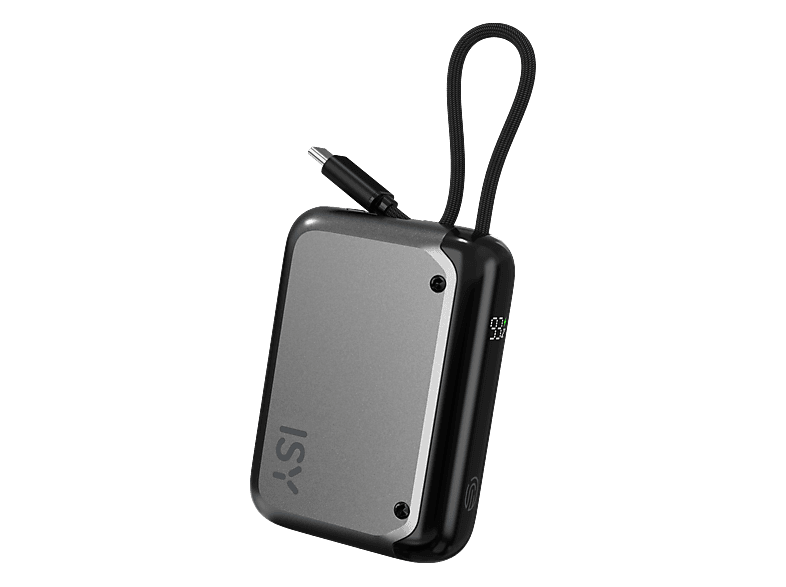 ISY Ipp-10030 30w Pd 10.000 Mah Powerbank Grijs