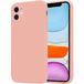ShieldCase iPhone 11 vierkante silicone case (roze)