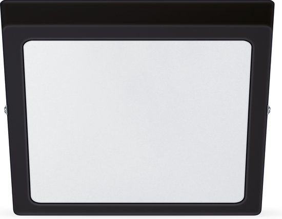 Philips Magneos LED Plafondlamp - Zwart - Vierkant - 1900 lm