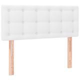 VidaXL Hoofdbord 100x5x78/88 cm kunstleer wit