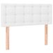 VidaXL Hoofdbord 100x5x78/88 cm kunstleer wit