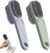 ZenithVibe Set de brosses à chaussures doubles - 2 pièces Brosses multifonctionnelles pour le nettoyage des chaussures, des vêtements et des meubles, brosses dures et douces