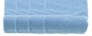 PAMEX - Set van 4 microvezeldoeken, 38 x 40 cm, blauw
