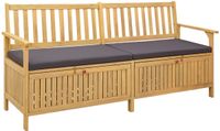 vidaXL Opslagbank - 2-Seater - 170 x 63 x 84 cm - Rechthoekig