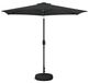 Parasol de jardin avec lampes LED et pied 2,7 x 2,7 m Polyester