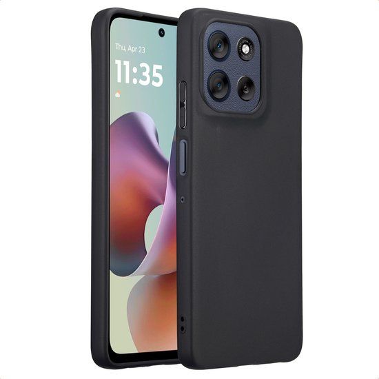 imoshion Color Backcover - Geschikt voor Motorola Moto G56 - Zwart
