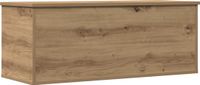 vidaXL Opslagdoos Artisan Eiken 90 x 35 x 35 cm Bewerkt Hout