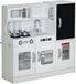 AIYAPLAY Cuisine enfant MDF 83,8L x 26,8l x 81H cm Blanc