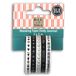 D.I.Y Toga Masking Tape Bullet dagboek, zwart, wit, één maat