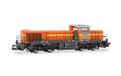 Jouef HJ2472S Millet Rail, Vossloh DE 18 diesellocomotief, oranje/grijze kleurstelling, aflevering VI, met DCC-geluidsdecoder.