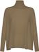 Deha Trui Wooly Blend High Neck Sweater - Bruin - Vrouwen