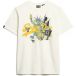 Superdry T-shirt à manches courtes New York Vl Graphic Blanc 2XL Homme