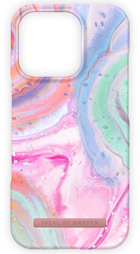 iDeal of Sweden Fashion Backcover geschikt voor Apple iPhone 16 Pro Max - Pastel Marble