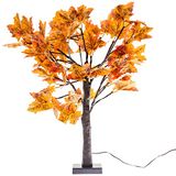 JANDEI - Led-esdoornboom, 70 cm, decoratief, warm wit licht, 3000 K met 36 leds, stroomvoorziening op 4,5 V via USB inbegrepen
