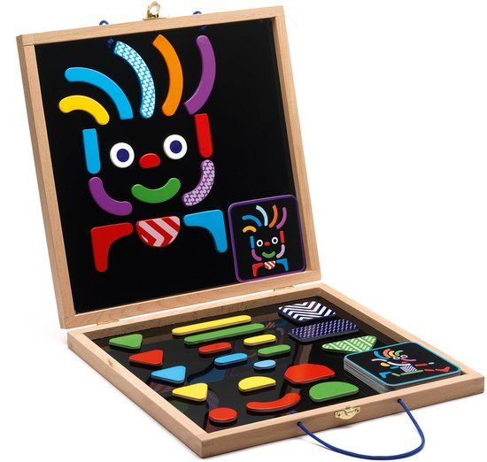 Djeco Geobonhomme Magnetische Bouwset Hout Multicolor 1-99 Jaar