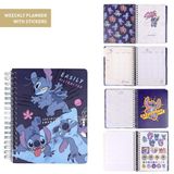Cerda Weekplanner Agenda Stitch 2026 Blue Polyester Hardcover
