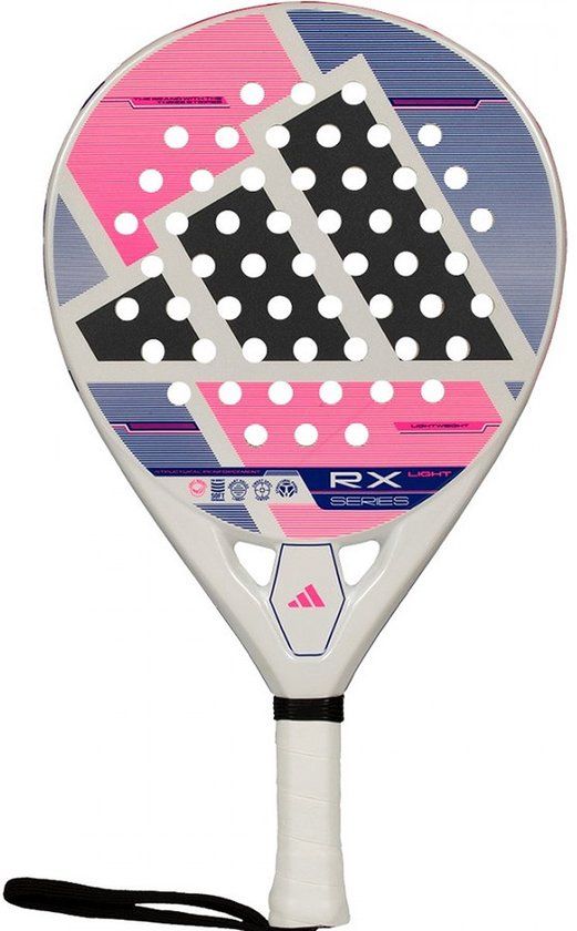 Adidas Rx Series Light 2026 Padelracket Dames - Wit / Roze