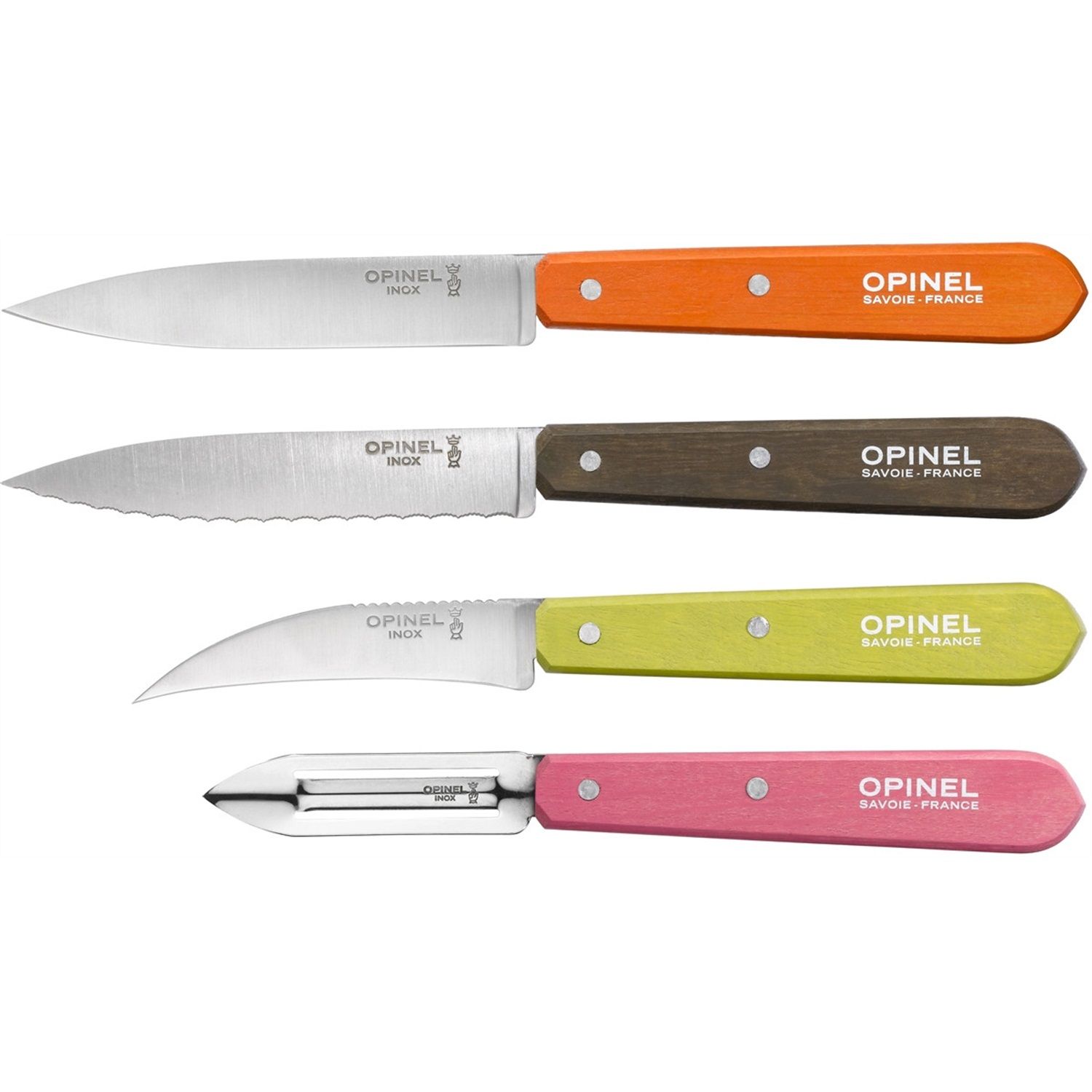 Opinel Keukenmesjes - 4 Verschillende Kleuren - 3123840014529