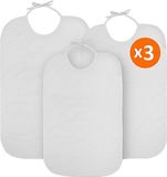 OrtoPrime Set van 3 waterdichte slabbetjes voor volwassenen