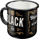 Nostalgic-Art Emaille Mok Black Tea Zwart