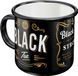 Nostalgic-Art Emaille Mok Black Tea Zwart