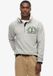Superdry Track & Field trui met halve rits en afbeelding - Hommes - Pull
