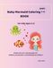 Big & Easy Baby Mermaid Coloring Book for Kids Ages 3–6