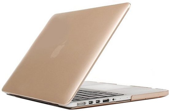 By Qubix MacBook Pro Retina 15 inch cover - Goud