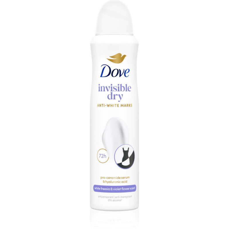 DOVE Advanced Care Invisible Dry 72h Antiperspirant - Antiperspirant Nezanechávající Skvrny Na Oblečení 200ml