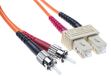 RS PRO LWL-kabel 2m Multi Mode Oranje ST SC 50/125μm